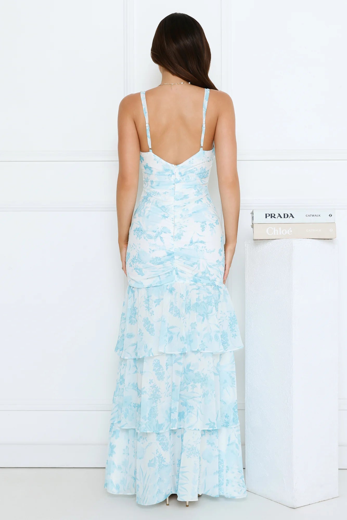 Too Pretty Tonight Maxi Dress Blue